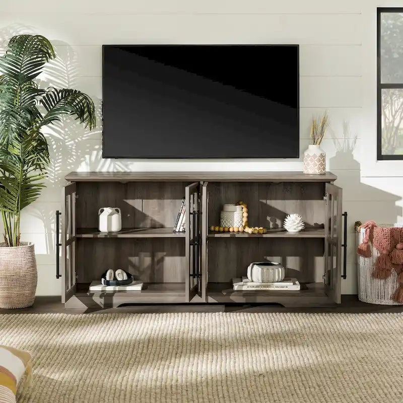 Middlebrook 58-inch Rustic 4-Door TV Stand
