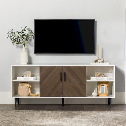 Middlebrook Modern Bookmatch 58-inch TV Stand