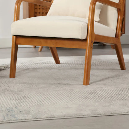 Modern Accent Chair, Solid Wood Padding Lounge Armchairs With One pillow for Living Room, Bedroom, Guest Room