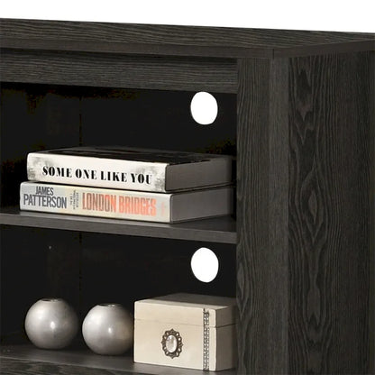 70 TV Stand with Open Shelves and Cable Management