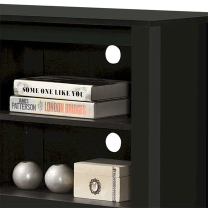 70 TV Stand with Open Shelves and Cable Management