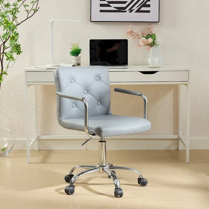 Home Office Desk Chairs 360 Swivel Height-Adjustable Accent Chair