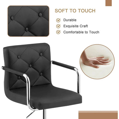 Home Office Desk Chairs 360 Swivel Height-Adjustable Accent Chair