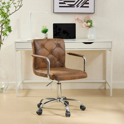 Home Office Desk Chairs 360 Swivel Height-Adjustable Accent Chair