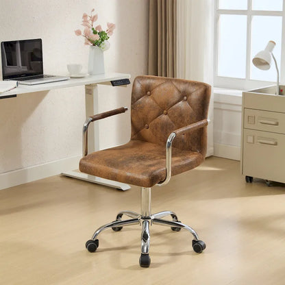 Home Office Desk Chairs 360 Swivel Height-Adjustable Accent Chair
