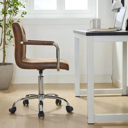 Home Office Desk Chairs 360 Swivel Height-Adjustable Accent Chair