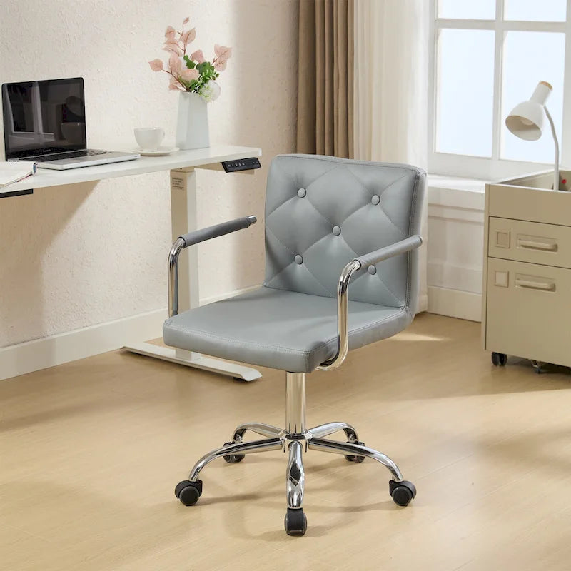 Home Office Desk Chairs 360 Swivel Height-Adjustable Accent Chair