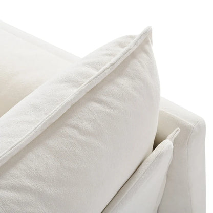 2-Pieces Chenille Accent Sofa Chair Set of 2 with Oversized Armchairs and 29.92 Deep Seats (800lb Capacity)