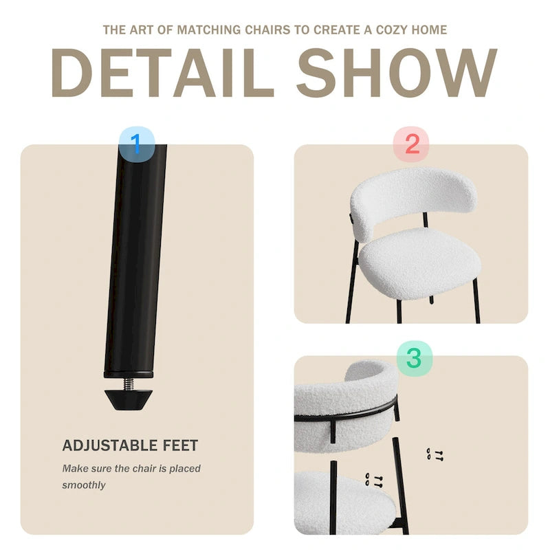 Dining Chairs Set Of 2 With Metal Legs