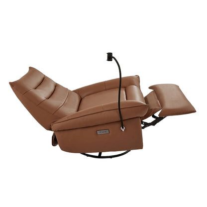 Upholstered Power Recliner Leather Lounge Chair for Living (Set of 2)