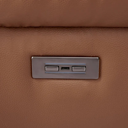 Upholstered Power Recliner Leather Lounge Chair for Living (Set of 2)