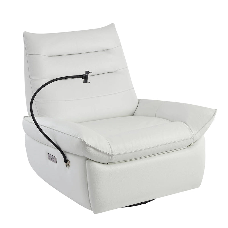 Upholstered Power Recliner Leather Lounge Chair for Living (Set of 2)