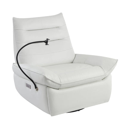 Upholstered Power Recliner Leather Lounge Chair for Living (Set of 2)