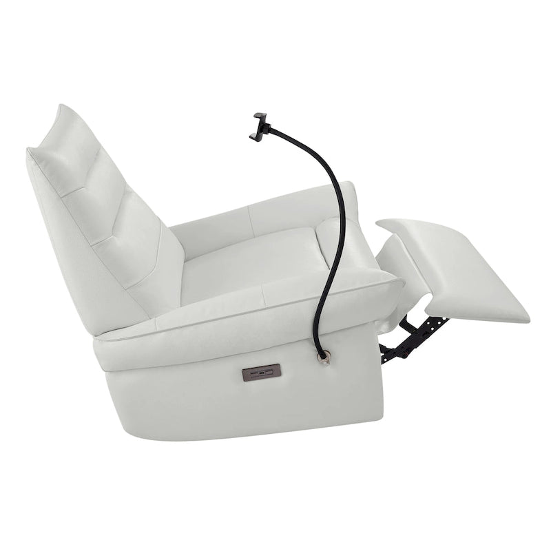 Upholstered Power Recliner Leather Lounge Chair for Living (Set of 2)