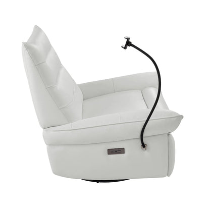 Upholstered Power Recliner Leather Lounge Chair for Living (Set of 2)