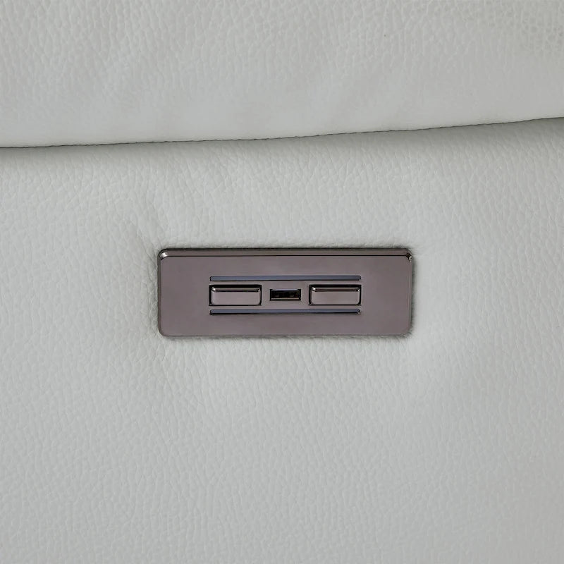 Upholstered Power Recliner Leather Lounge Chair for Living (Set of 2)