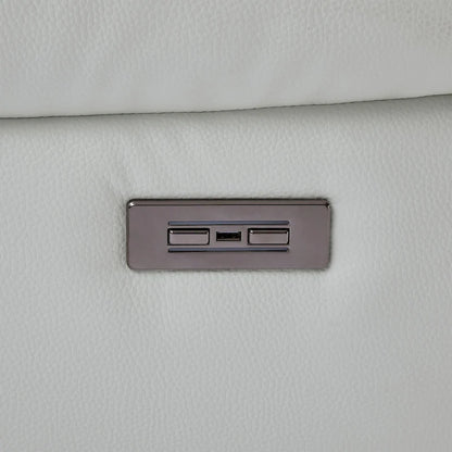 Upholstered Power Recliner Leather Lounge Chair for Living (Set of 2)