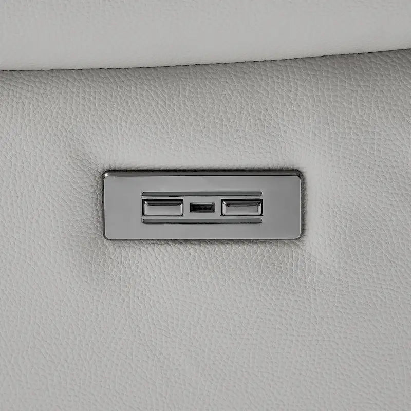 Upholstered Power Recliner Leather Lounge Chair for Living (Set of 2)