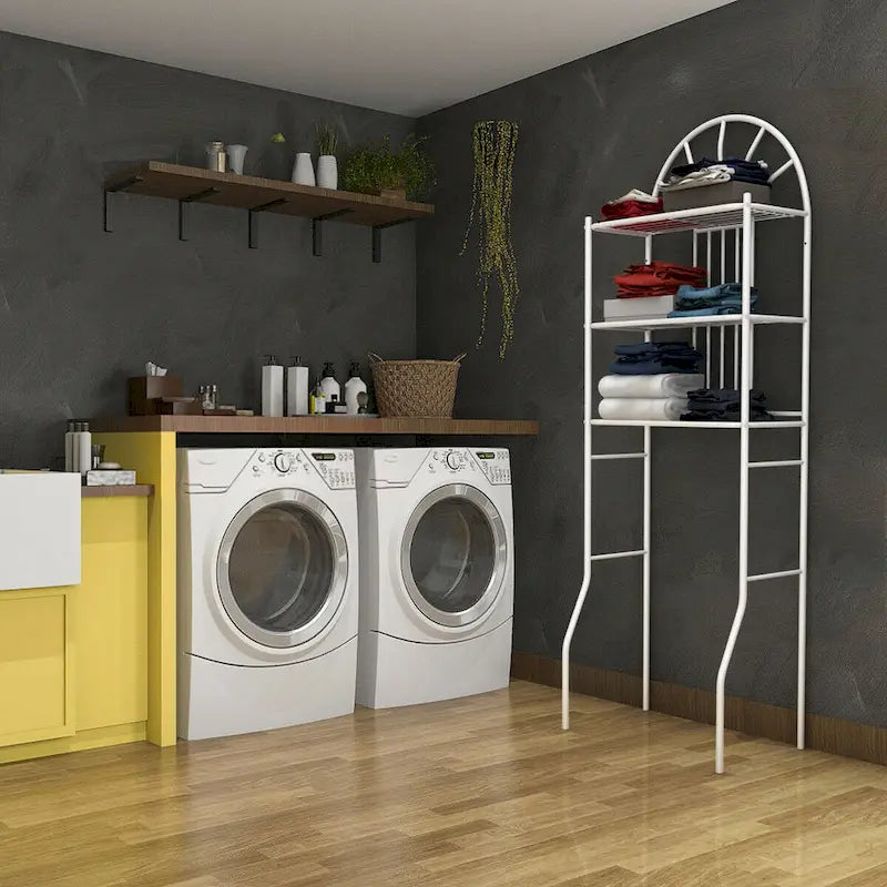 Costway 3 Shelf Over The Toilet Bathroom Space Saver Towel Storage