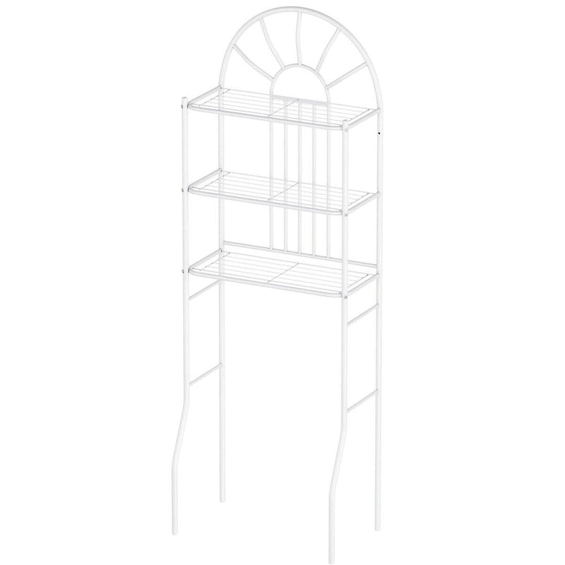 Costway 3 Shelf Over The Toilet Bathroom Space Saver Towel Storage