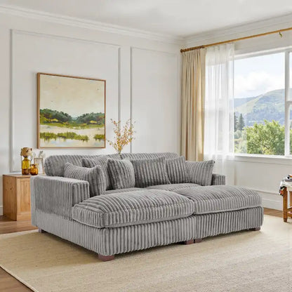 Modular Sectional Fabric Sofa for Living Room & Bedroom