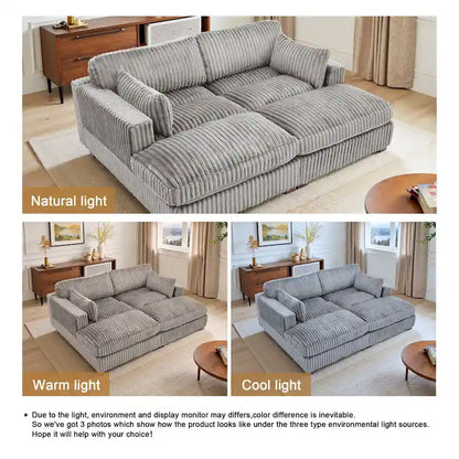 Modular Sectional Fabric Sofa for Living Room & Bedroom