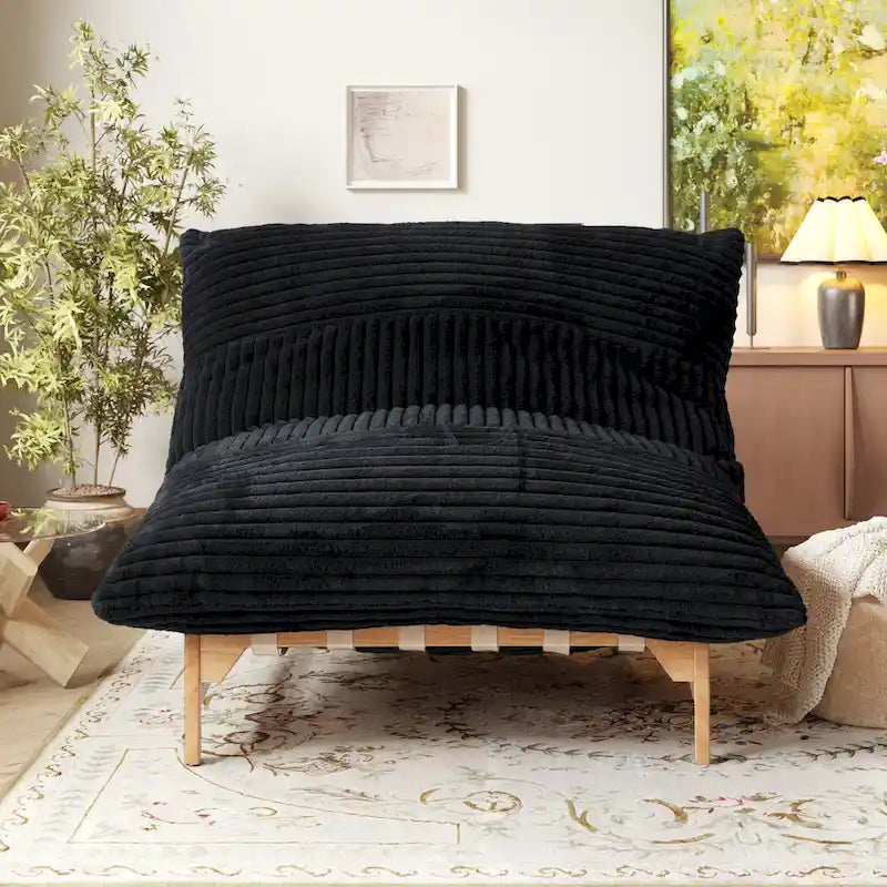 Large Bean Bag Chair Modern Leisure Chair Comfy Sleeper Sofas Lounge Chair for Living Room Bedroom