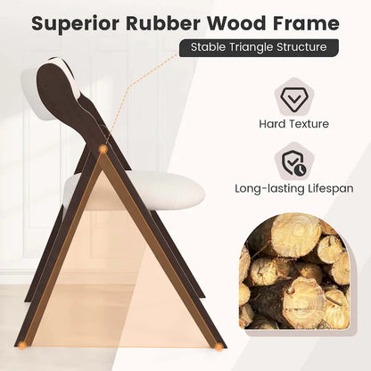 Costway Set of 2/4 Folding Chairs with Comfy Padded Backrest & Seat