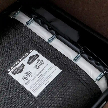 Roomfitters 57.9 Pull-Out Sleeper Sofa Loveseat with Twin Size Memory Foam Mattress, Two USB Charging Ports