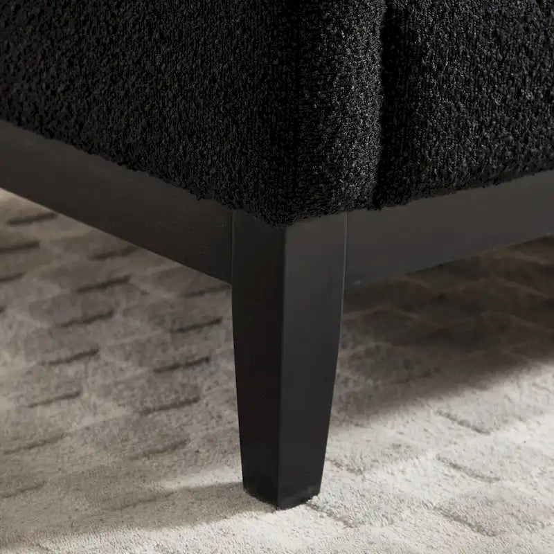 35.4W Modern Reading Chair,Upholstered Accent Chair with Pillows and Wood Legs