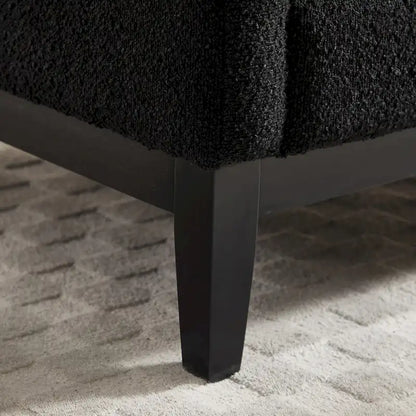 35.4W Modern Reading Chair,Upholstered Accent Chair with Pillows and Wood Legs