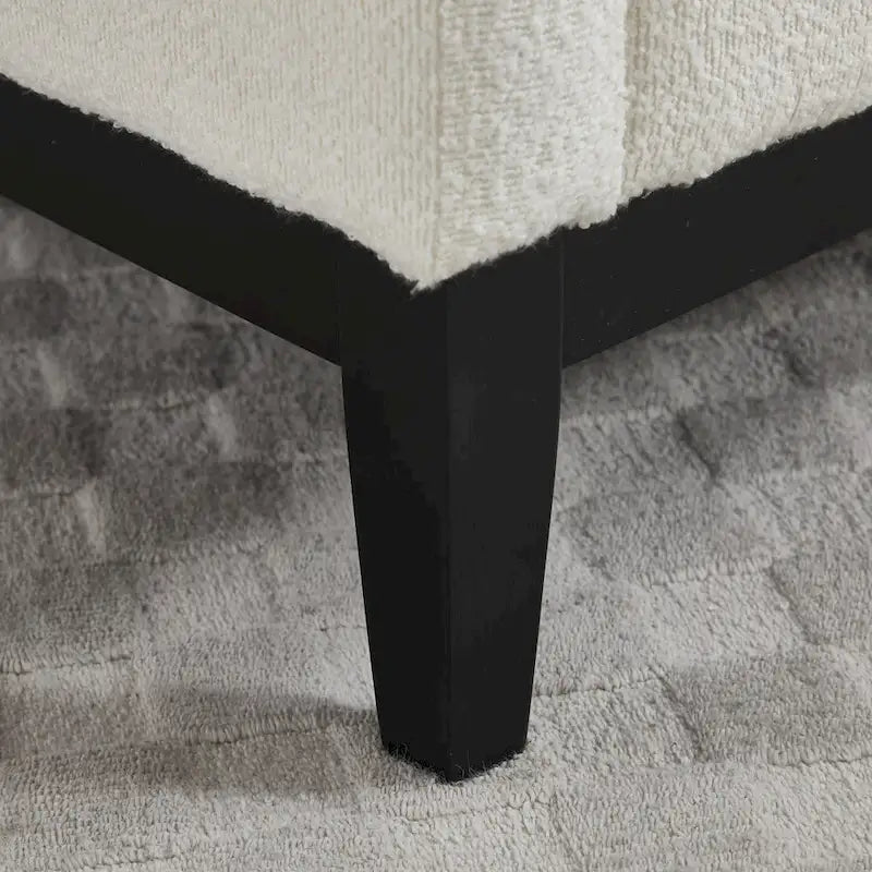 35.4W Modern Reading Chair,Upholstered Accent Chair with Pillows and Wood Legs