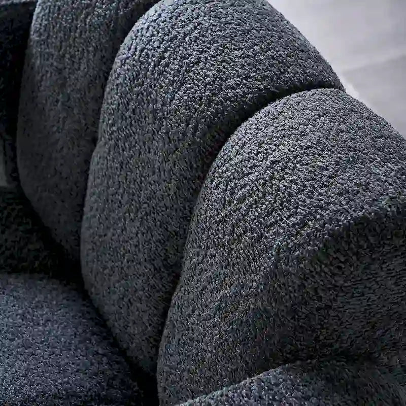 Upholstered Accent Chair 31.10 Wide Boucle Modern Accent Chair Side Chair Comfy Wide Armchair For Bedroom, Living Room