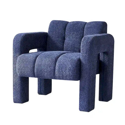 Upholstered Accent Chair 31.10 Wide Boucle Modern Accent Chair Side Chair Comfy Wide Armchair For Bedroom, Living Room