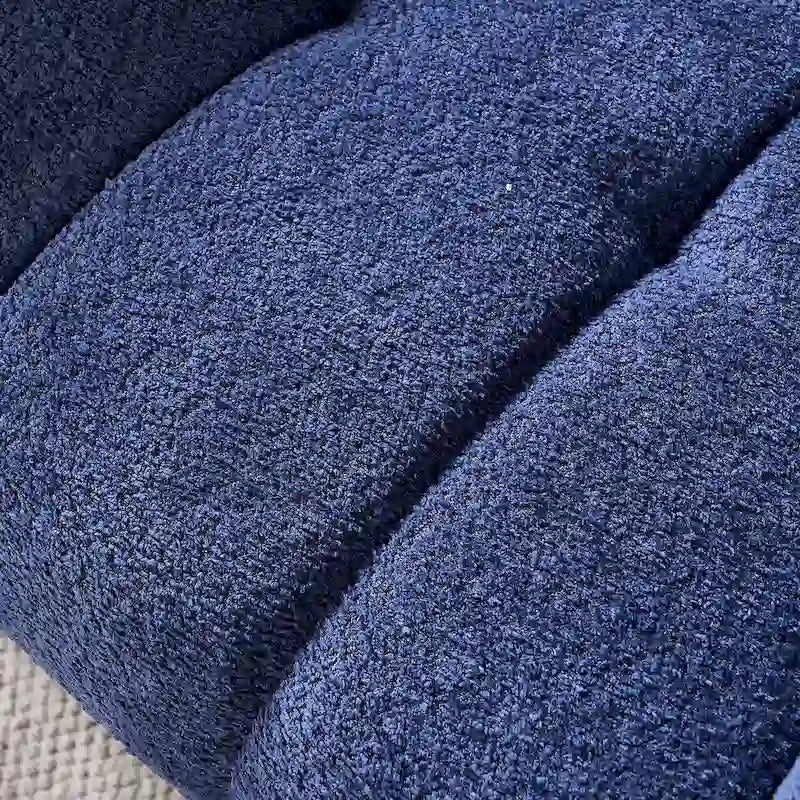 Upholstered Accent Chair 31.10 Wide Boucle Modern Accent Chair Side Chair Comfy Wide Armchair For Bedroom, Living Room