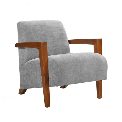 Luxurious Solid Wood Accent Chair for Stylish Living Rooms