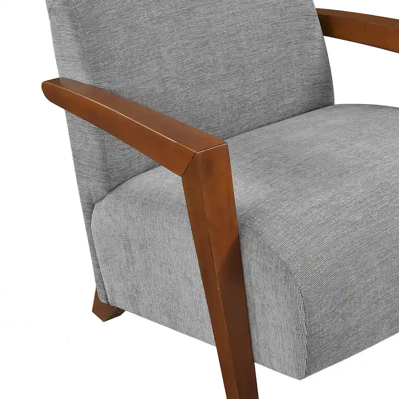 Luxurious Solid Wood Accent Chair for Stylish Living Rooms