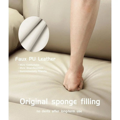 Leather Power Lift Recliner with Heat & Massage