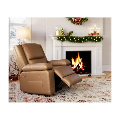 Leather Power Lift Recliner with Heat & Massage