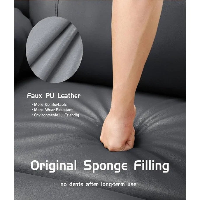 Leather Power Lift Recliner with Heat & Massage