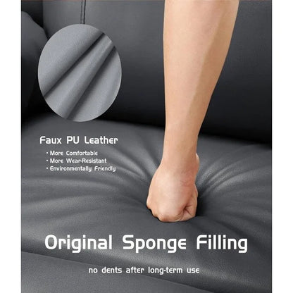 Leather Power Lift Recliner with Heat & Massage