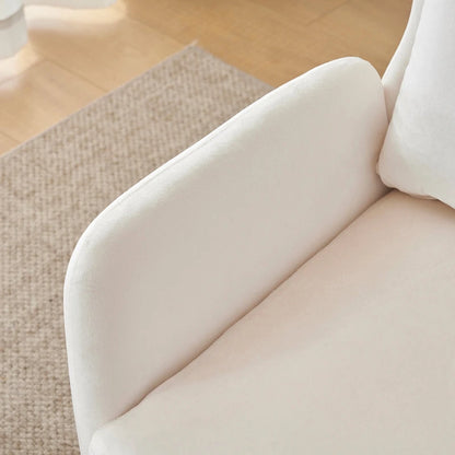 32 Wing Back Velvet Accent Chair