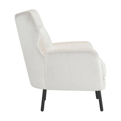 32 Wing Back Velvet Accent Chair