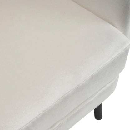 32 Wing Back Velvet Accent Chair