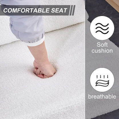 White 28.74 Upholstered Arm Chair with Metal Frame