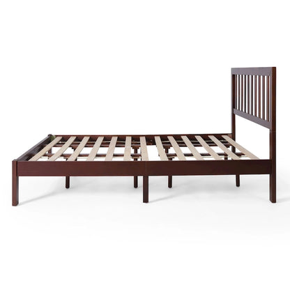Norgate Modern Farmhouse Acacia Wood Queen Bed Platform by Christopher Knight Home