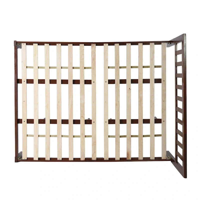 Norgate Modern Farmhouse Acacia Wood Queen Bed Platform by Christopher Knight Home