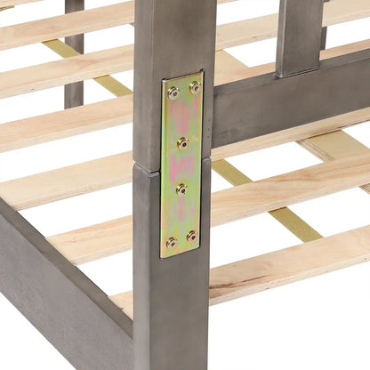 Norgate Modern Farmhouse Acacia Wood Queen Bed Platform by Christopher Knight Home