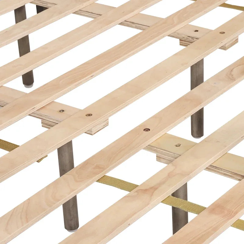 Norgate Modern Farmhouse Acacia Wood Queen Bed Platform by Christopher Knight Home