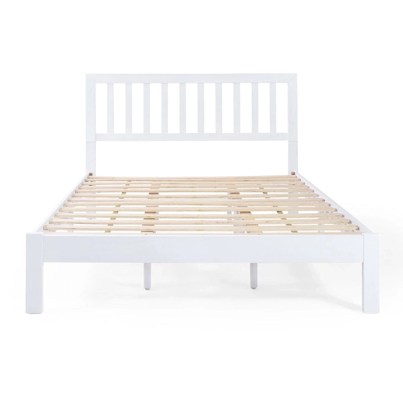 Norgate Modern Farmhouse Acacia Wood Queen Bed Platform by Christopher Knight Home